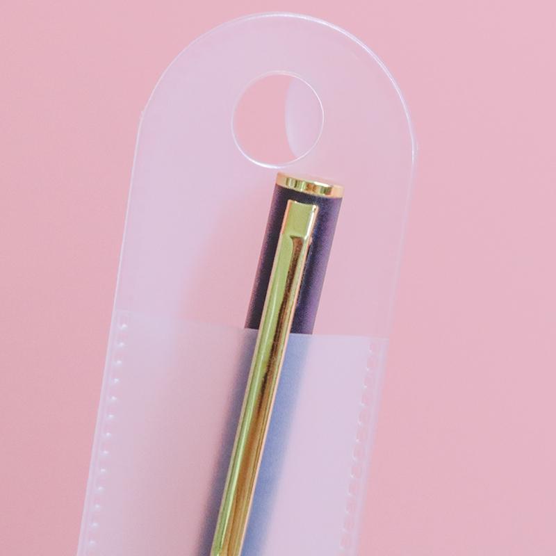 

1 шт. антикварная сумка для перьевой ручки из АБС-пластика с одним держателем для ручки, пенал