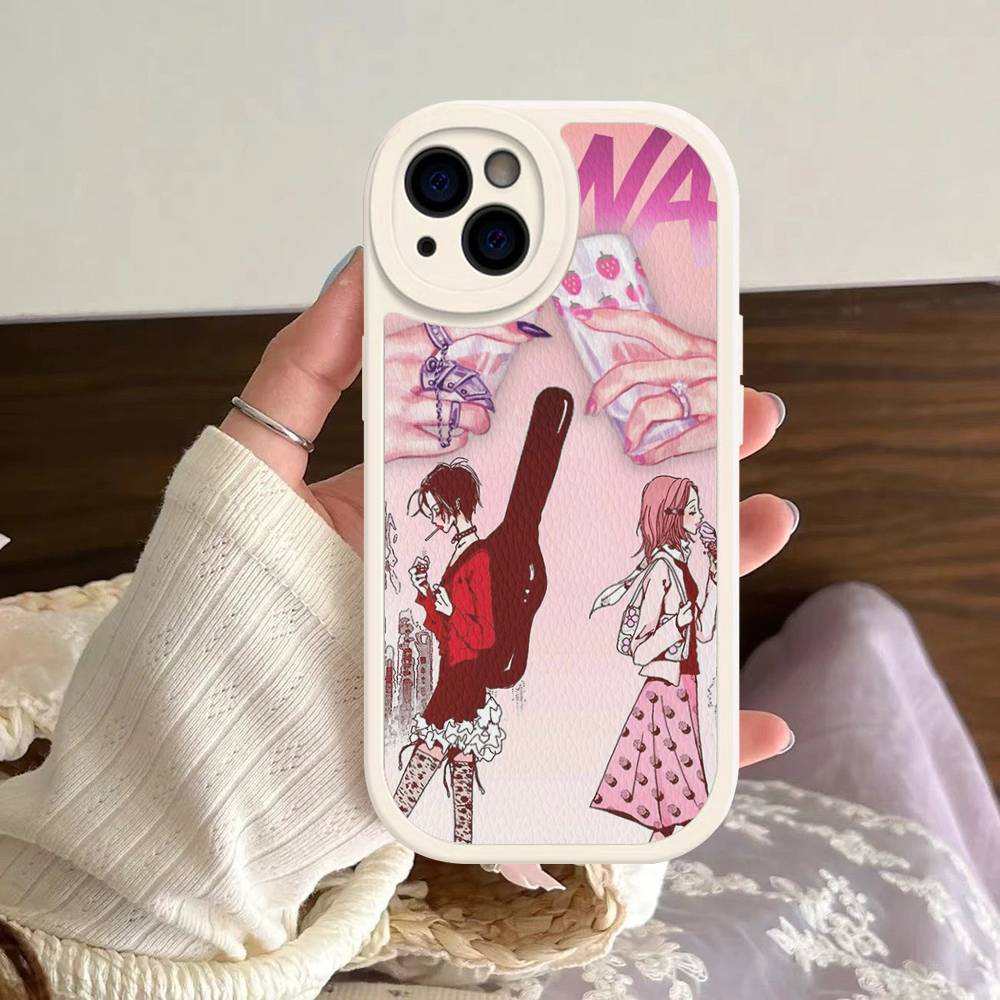 

Anime Cool Nana Osaki Phone Case For iPhone 16 15 14 13 12 11 Pro Max Plus Shockproof Leather Cover iphone 12