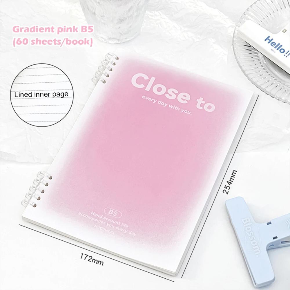 Horizontal Line Kawaii Loose-Leaf Notebook Loose Leaf Horizontal Line Notebook School Supplies