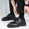 English-style Casual Casual Shoes Thick-soled Height-increasing Derby Shoes Simple Fashion Low-top Men's Shoes Zapatillas Hombre