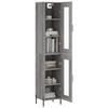VidaXL Highboard Sonoma Grey 34.5x34x180 Cm Engineered Wood 3199439