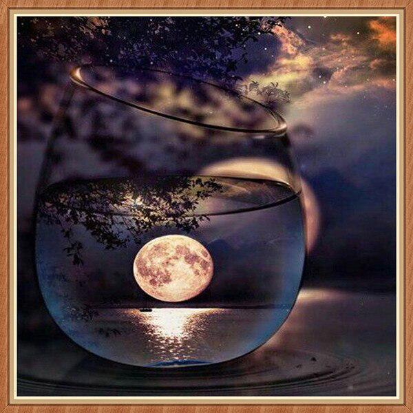 5D DIY Diamond Painting Scenery Series Full Circle Diamond Embroidery Animal Cross Stitch