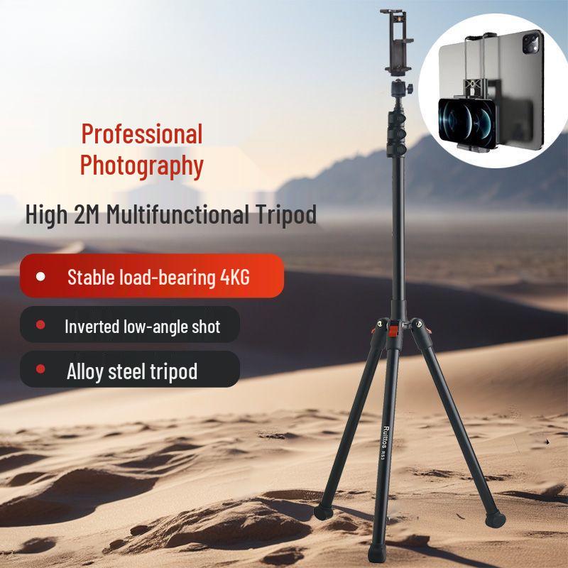 Portable Foldable Tripod Light Stand for Photography and Streaming