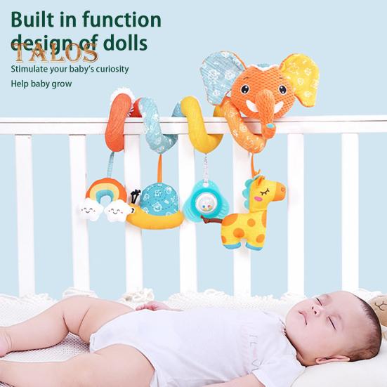 

Игрушка для детской коляски, мягкая, красивая, красивая, удобная, в форме животного, украшает музыкальный эффект, мягкая подвесная игрушка-держатель для кровати для новорожденных
