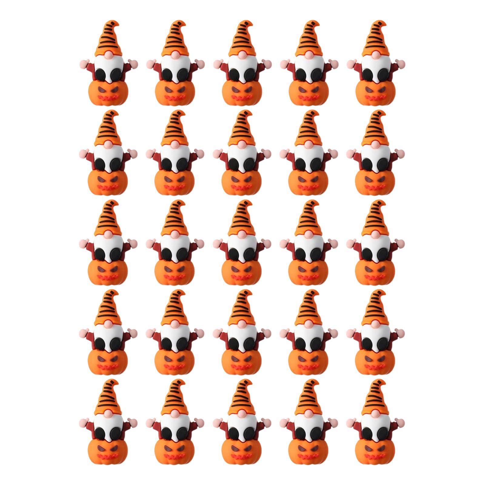 

Набор из 25 штук Хэллоуин Гном Украшение Тыква Гном Кукла Статуэтка Гнома One Size