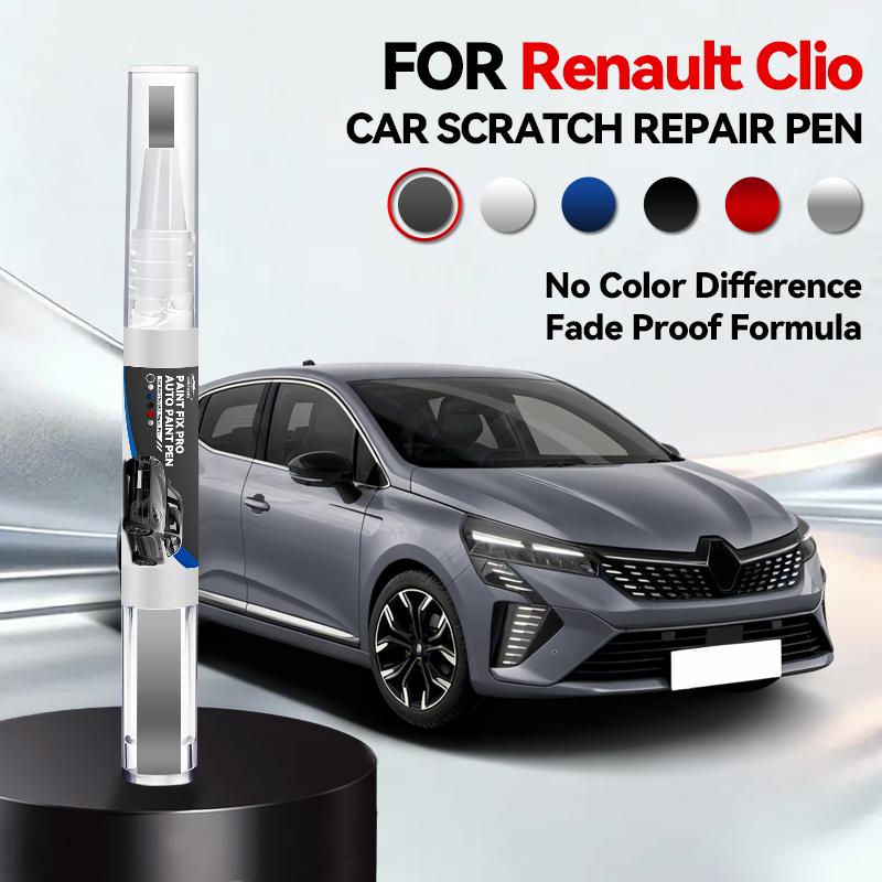 Pennarello Ripara Graffi Vernice Auto Per RENAULT CLIO 1990-2025 Accessori Riparazione Graffi Vernice Rosso NNP Nero GNE Arancione Bianco Blu RQH