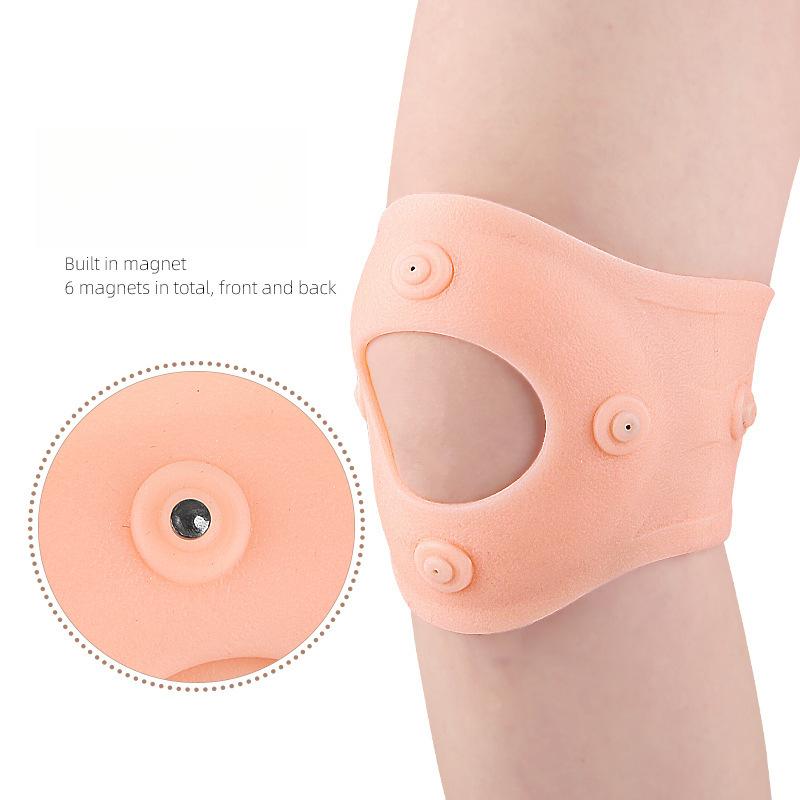 SEBS Magnetyczne Nakolanniki Outdoor Bieganie Jazda na Rowerze Sporty Uciskowe Nakolanniki na Rzepkę Miękkie Elastyczne Dopasowanie Podkładki Sportowe