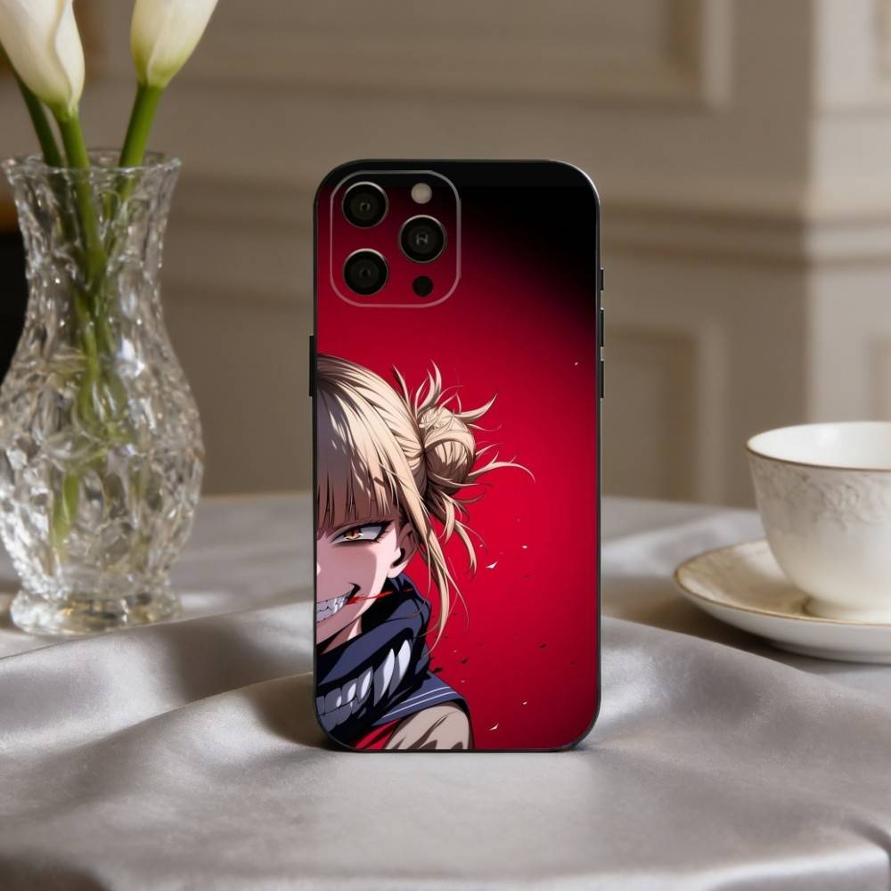 A-Anime H-Himiko-O T-Toga Phone Case For iPhone 17pro,16,15,14,13,12,11 Plus,Pro Max,XS,Soft Silicone Black Cover iPhone16se4