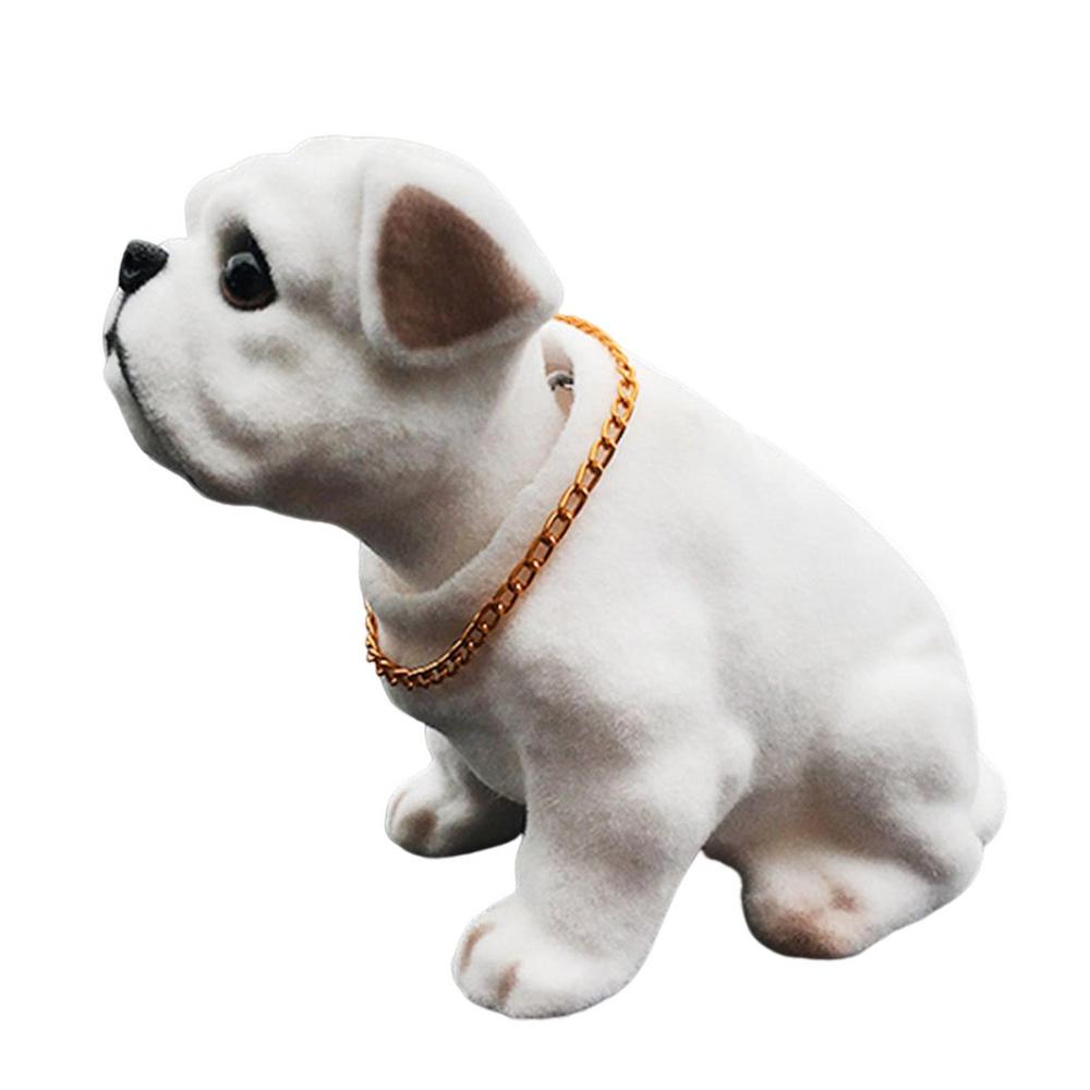 Kopfschüttelnde Hundeornamente, Mittelkonsolen-Autodekoration, kreative süße Autoornamente, Autoinnenausstattung, Harz-Hundeornamente