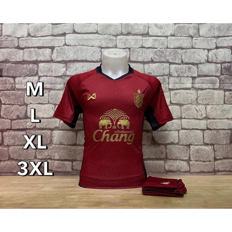 Thajsko Národní Fotbalový Fotbalový Tréninkový DRES Potisk pro Fanoušky Vintage Retro Rychleschnoucí Tričko s V výstřihem Krátký Rukáv Uniforma Logo Slona Muži Ženy Unisex