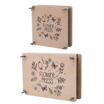 Wooden Flower Press Kits for DIY Art Crafts Card Decoration, Leaf & Plant Press, Wooden Flower & Plant Preservation Kits