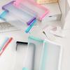 Portable Clear File Bag Zippered Closure Storage Pouches Multifunctional Receipt Organiser For School Office Supplies