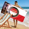 Feyenoord Print Strandtuch, Großes Weiches Schnelltrocknendes Handtuch für Strand Camping Schwimmen