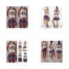 Elegant Women's Summer Lace Sleeveless Party Evening Cocktail Mini Dress S