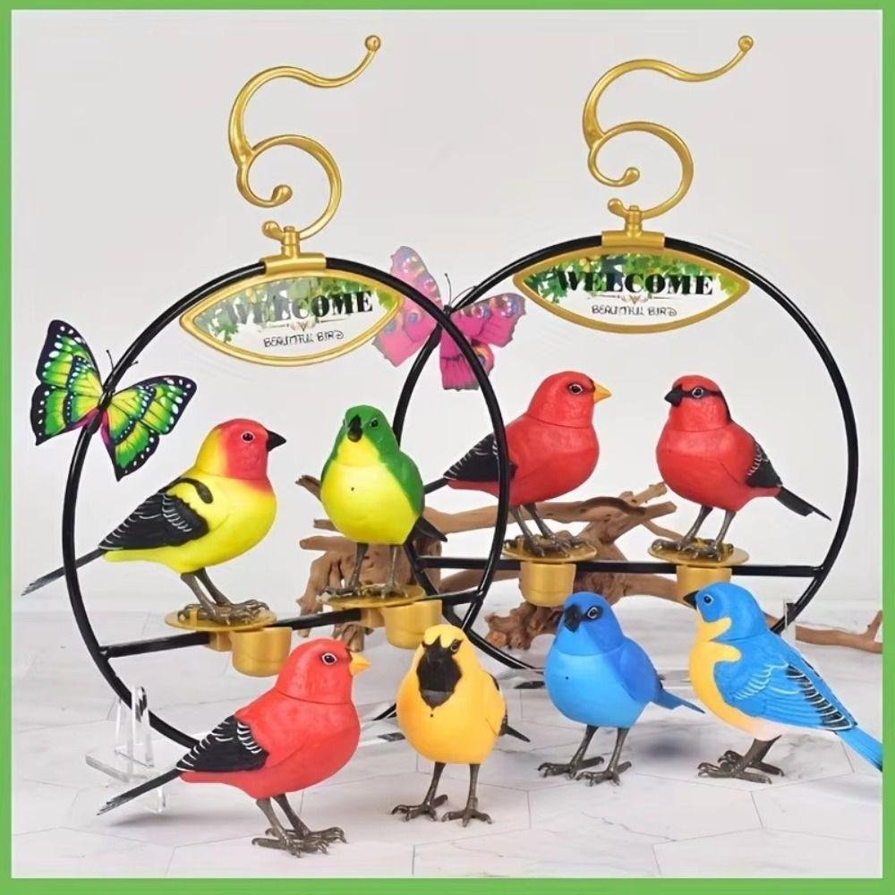 Motion Sound Control Electric Singing Bird Simulation Robot Birds Interactive Bird Toy Kids Toy
