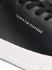 Sneakers Tommy Hilfiger TH Court LTH Detail Ess Court Ess Sneaker Black White