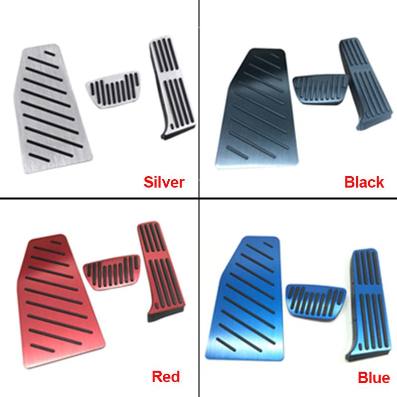 Aluminum Accelerator Gas Pedal Brake Pedal Non-Drilling Cover Footrest Pad For Toyota RAV4 RAV 4 XA50 - 2022 Accessories