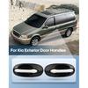 ECCPP Exterior Door Handles 2002-2005 for Kia for Sedona Outer Replacement Rear Driver Left Passenger Right Door Handles 2 PCS Chrome/Black