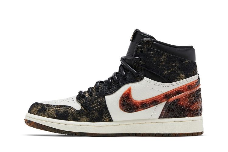 Zapatillas para Hombre Nike Jordan 1 Retro High OG Año del Dragón Xuanwu Negro/Crema/Negro/Multicolor