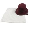 Pristine GUCCI Hat GG Monogram Leather Hat Bordeaux Cotton Mens L 833280 Used