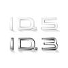 Für ID.3 ID.4 ID.5 ID.6 Schriftzug Emblem ID Serie GTX ID.4X Crozz ID.6X EV Auto Metallabzeichen Logo Karosserie Aufkleber Heckaufkleber