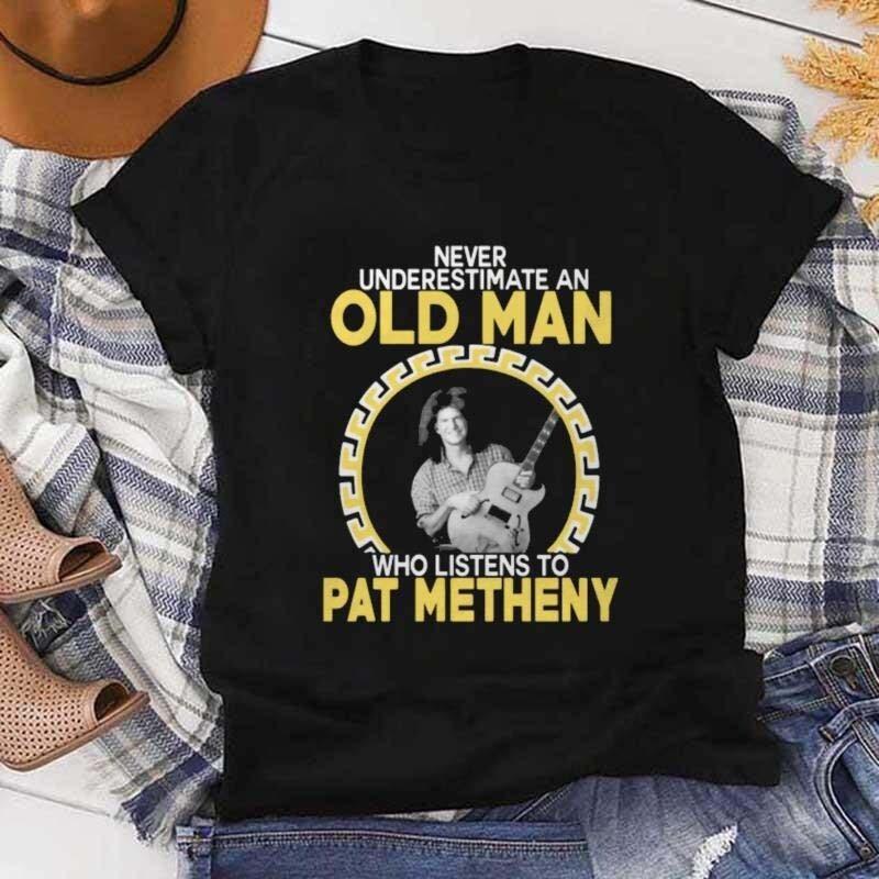 Pat Metheny Black 100% Cotton Full T-Shirt Gift For Friend Unisex T-Shirt XL