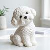 Statua di Cane Stampata in 3D Scultura di Mini Animale Realistica per Arredamento Scrivania Ufficio Casa Scaffale Oggetto da Collezione Regalo per Amanti dei Cani