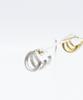 Bonbeau Merry Hoop Simple Earrings Simple Twisted Earrings