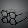 Vintage Polygon Optical Frames Men  Fashion Blue Light Blocking Glasses Women Trendy Luxury Brand Design Eyeglasses