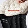 Winter Cotton Pants Men Fleece Lined Plus Size Outdoor Casual Long Pants Warm Lamb Wool Sweatpants Men Casual Sports