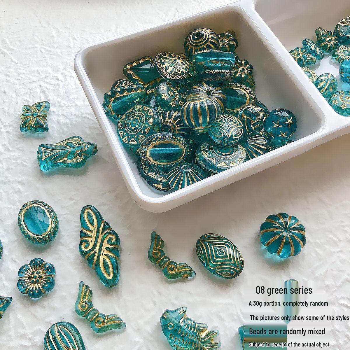 

Ретро Японский Акриловый Набор для Бисероплетения с Золотой Росписью Сделай Сам для Начинающих