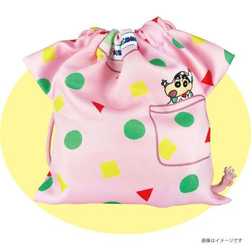 T'S FACTORY Crayon Shin-chan Pajama-Shaped Drawstring Bag, Green