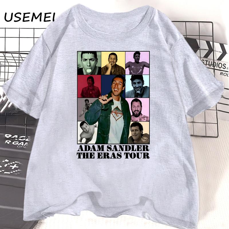 

Adam Sandler The Eras Tour T Shirt Women Men Movie Actor Graphic T Shirts Summer Cotton Short Sleeve Tee Shirt Unisex Streetwear 4XL