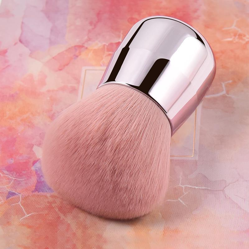 Retractable Mushroom Head Makeup Brush - Loose Powder, Blush, Foundation, Setting Brush