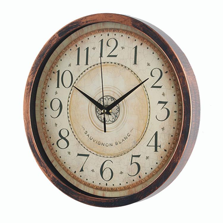 Living Room Wall Clock Retro Nostalgic Large Industrial Style Creative Restaurant Decoration Cafe Wall Clock
