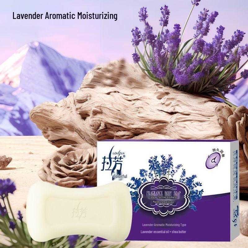 Lafang Lavender Fragrance Emollient Soap 5-Pack