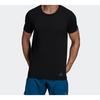 Adidas Reflective Sports Short Sleeve T-Shirt Men Tops Black DW4460