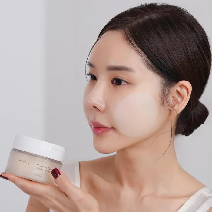 [80 sheets/3 seconds soothing pad] Base Skin Hyaluronic Quick Soothing Pad (Moisturizing/Cooling/Soothing at once)