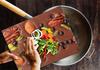 Glass Plate Cutting Board 52X40 Chocolate
