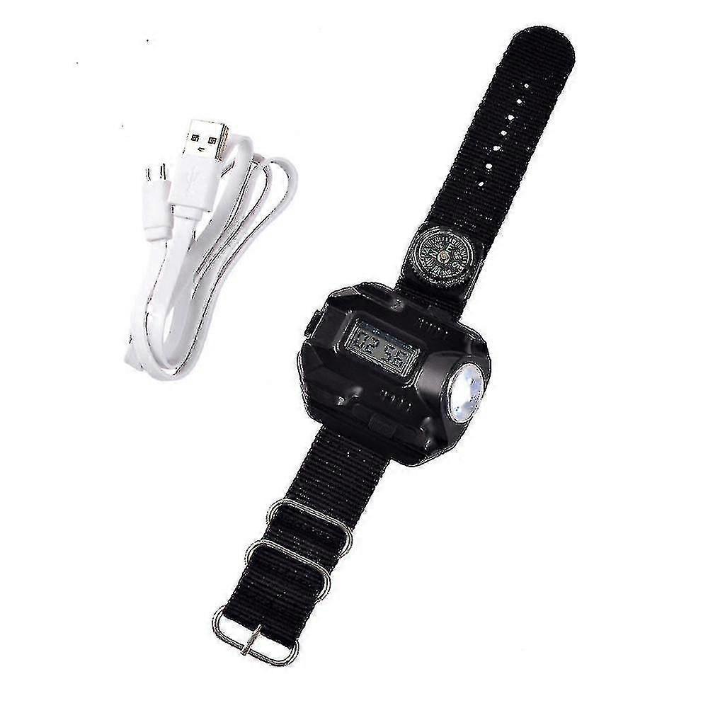 Watch Torch Led Watch Torch Led Wrist Light Charging Light Lantern Waterproof Wrist Light Torch Outdoor Light - PJ