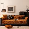Winter Geradliniges Sofa-Kissen Fortgeschrittener Sinn Einteiliges Rutschfestes Leder Sofa-Sitzkissen Neue Abdeckung Handtuch