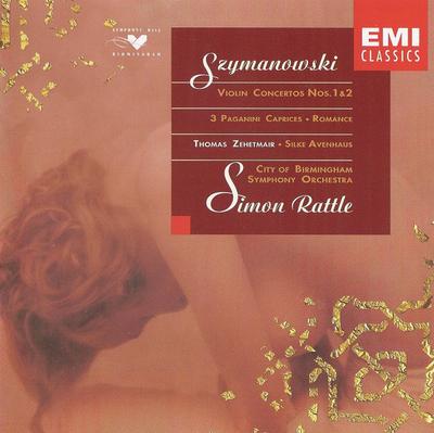 CD SZYMANOWSKI, ZEHETMAIR; RATTLE - Szymanowski: Violin Concerto 724355560728 EMI Classics 1996 Europe Classical Used