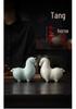 Elegant Creative Ru Ware Ceramic Horse Tea Pet – Tang Dynasty-Inspired Home Ornament and Souvenir Gift.