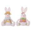 Easter LED Light Rabbit Doll Spring Easter Decorations for Car Rabbit Ornaments Kid Gift 2024 Holiday Party