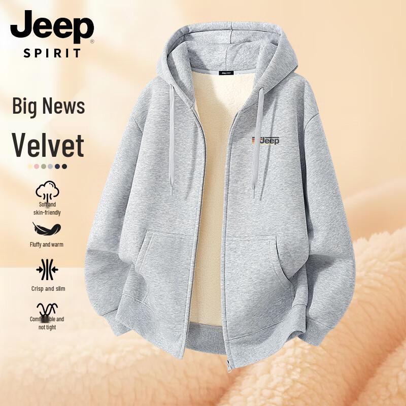 

JEEP SPIRIT Men s Sherpa Lined Pullover Hoodie 3XL