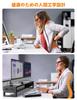 STARSIKI Dvojitý stojan na monitory, 2-úrovňový, Prenos dát cez USB 3.0, Stojan na počítač, Nabíjanie, Kovový stolový stojan pre monitory, PC, notebooky alebo dva počítače