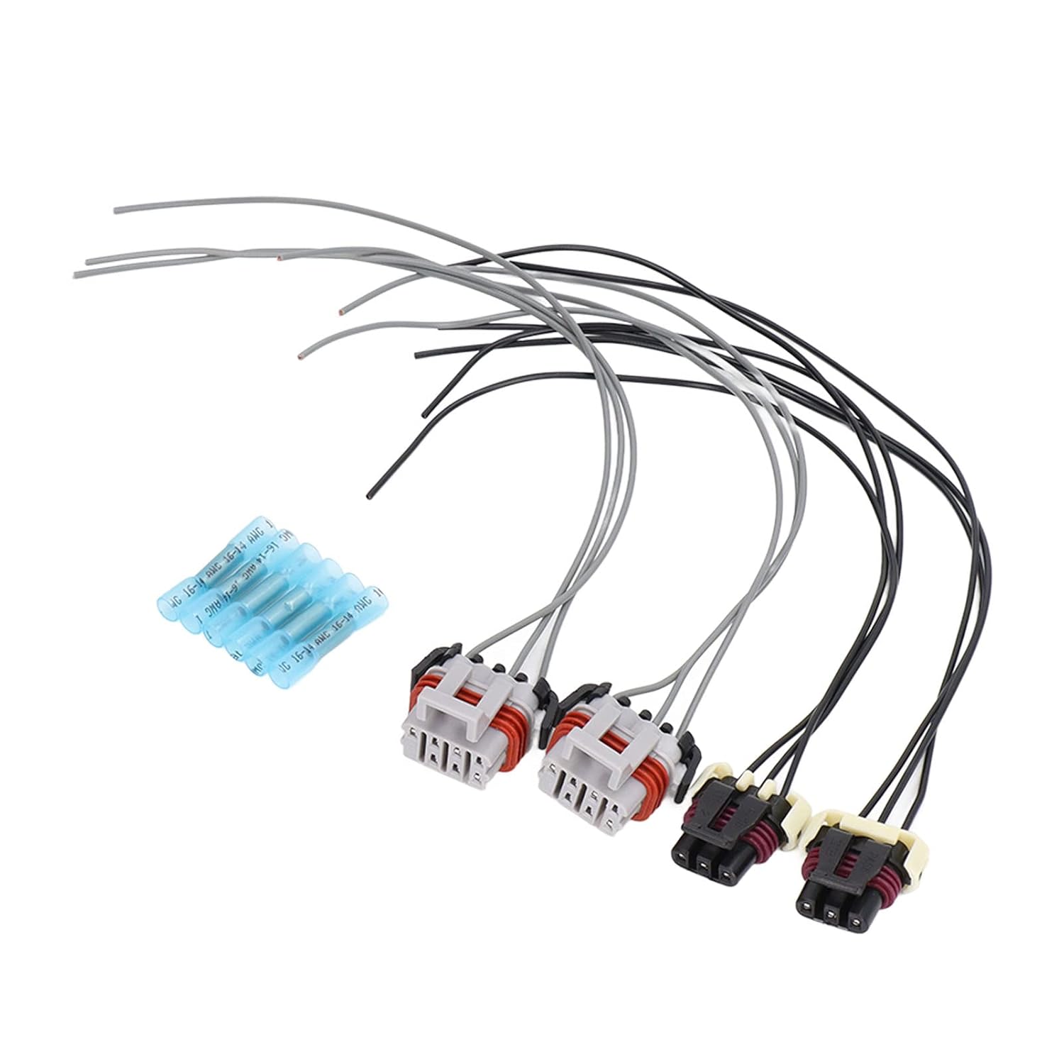 

2X Headlight Turn Wiring Harness 2005-2014 Replacement Kit 224-396-007 224396007 Made of ABS Material