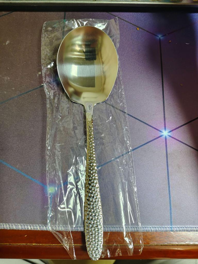 High-Grade Stainless Steel Long Handle Square Serving Spoon