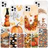 Pumpkin Happy Fall Autumn Phone Case For iPhone 17 Air 16 Pro Max 16E 15 + 14 Plus 11 12 13 Mini 7 8 SE Gift Print Cover Fundas