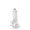 Transparent Jelly Dildo with Suction Cup Size XS 13cm TU Transparent